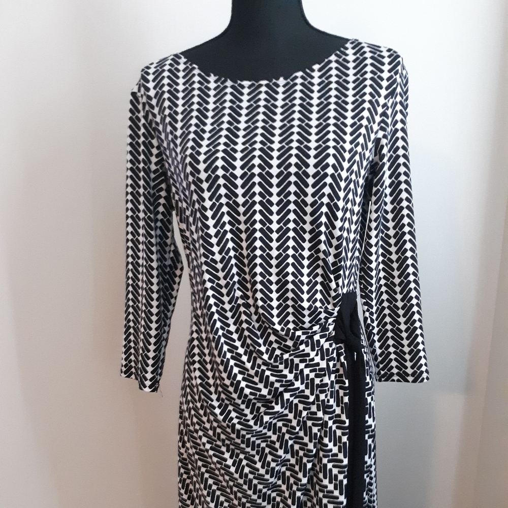 Black and White Dress